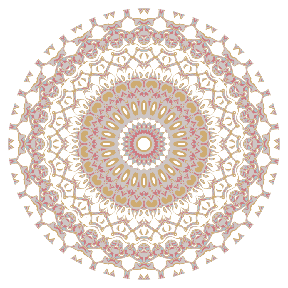 abstract bloemen ornament mandala png