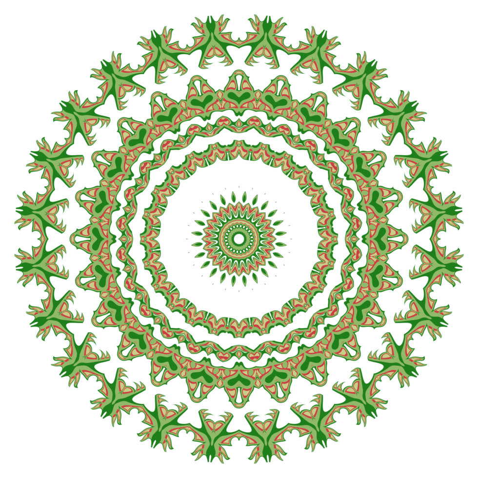 Flower mandala illustration png