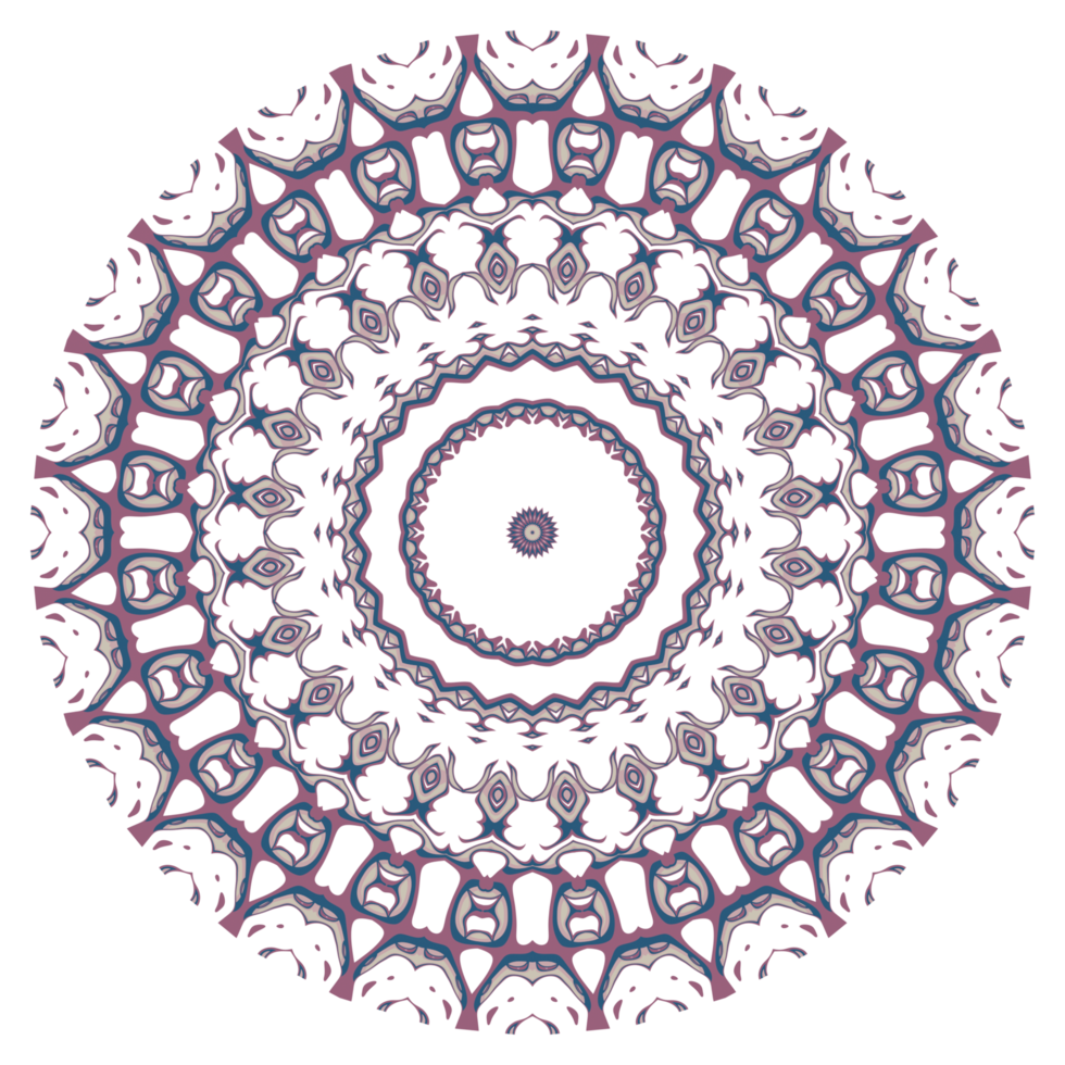 cercle motif floral png