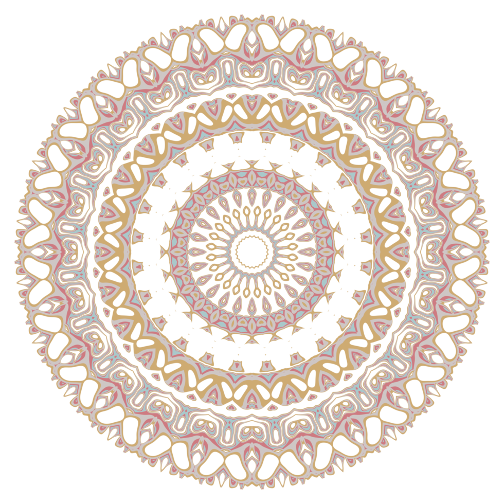 abstract bloemen ornament mandala png