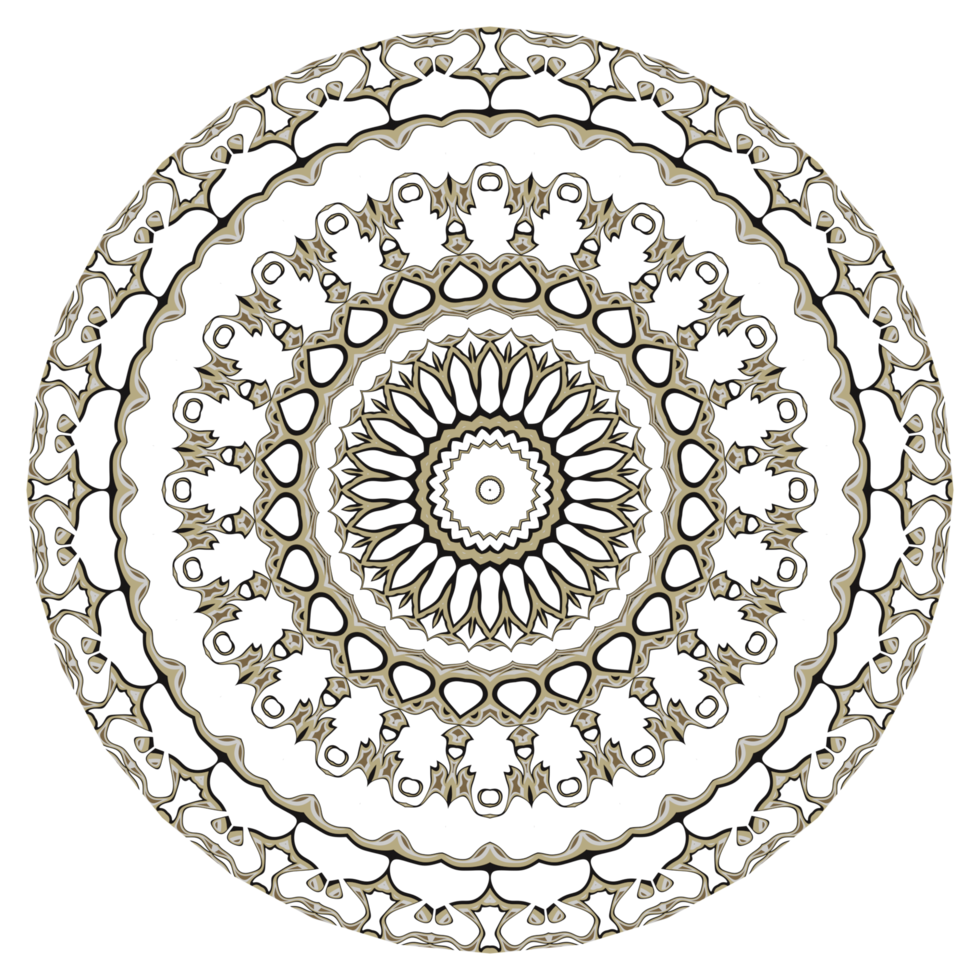 Mandala-Kreis-Illustration png