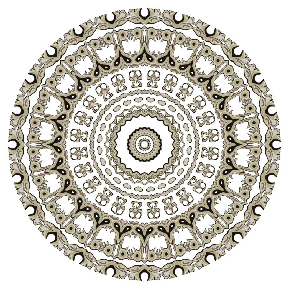 illustrazione del cerchio di mandala png