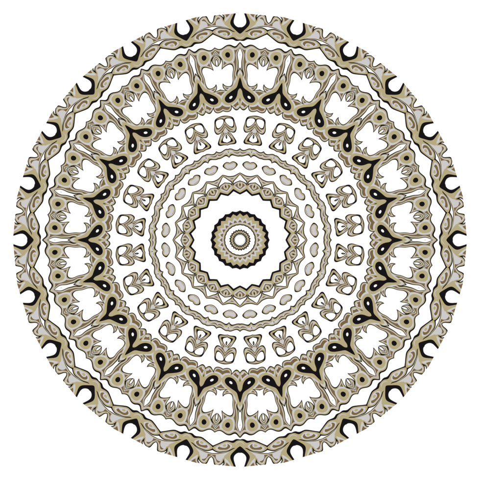 ilustración de círculo de mandala png