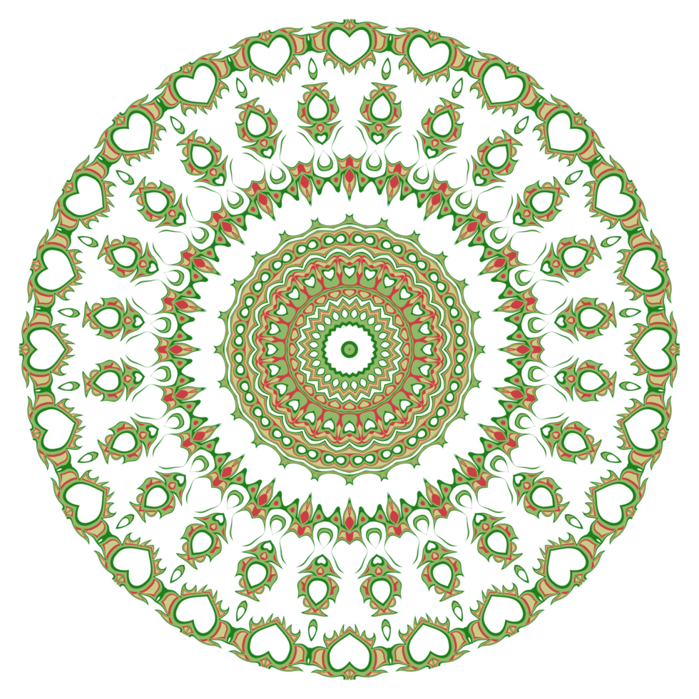 Flower mandala illustration png