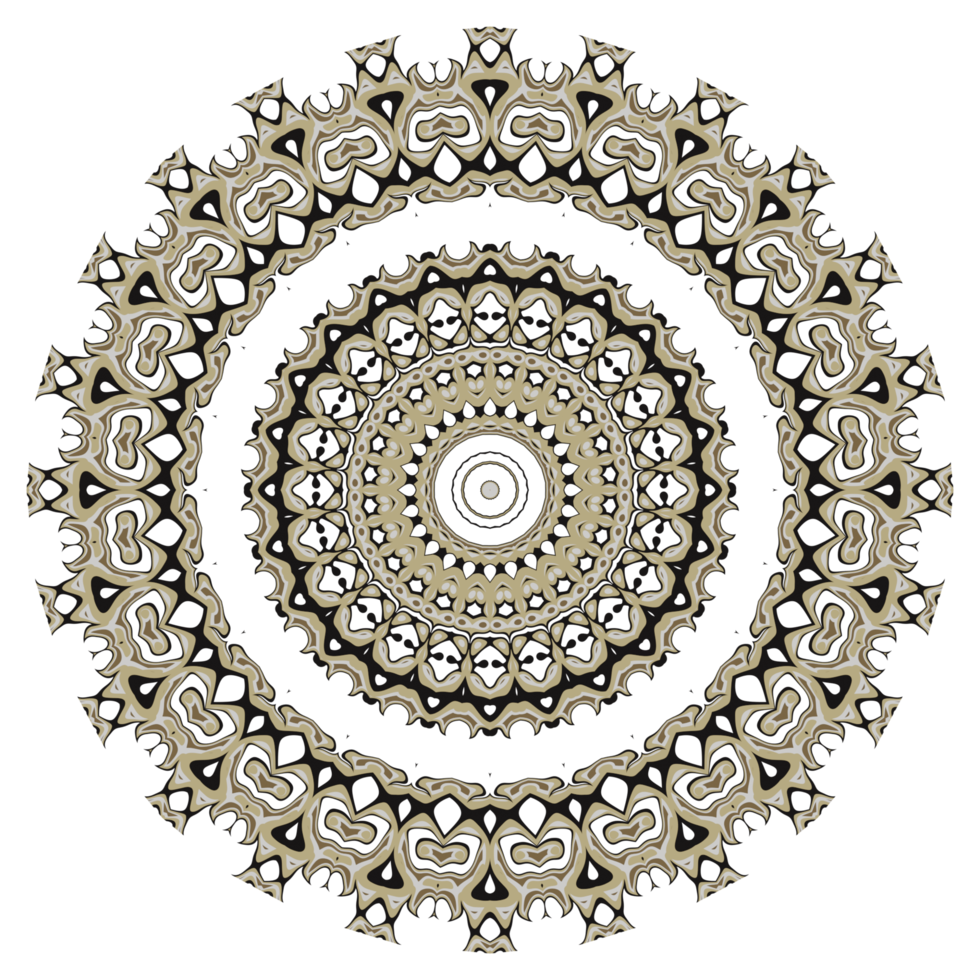 ilustración de círculo de mandala png