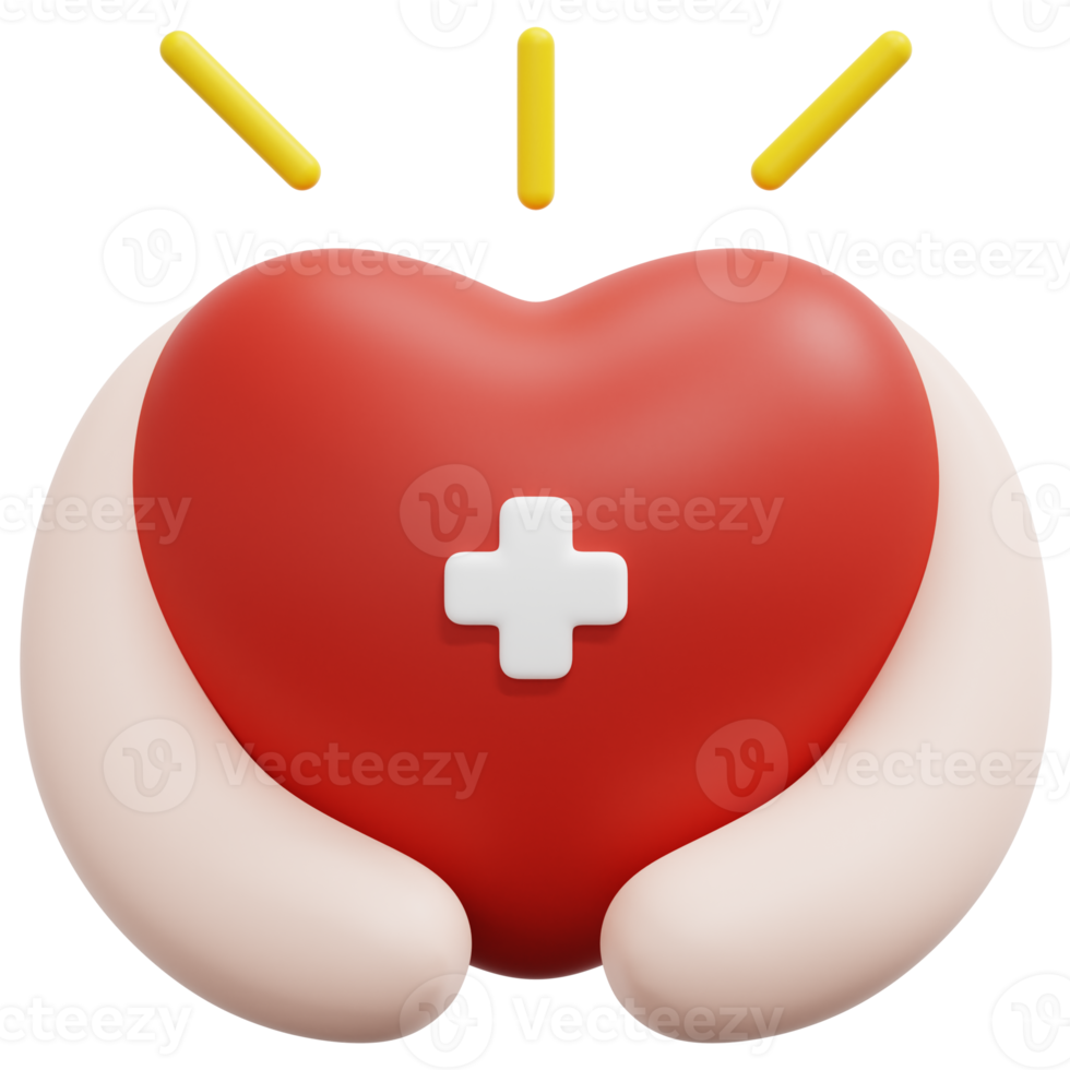 healthcare 3d render icon illustration png