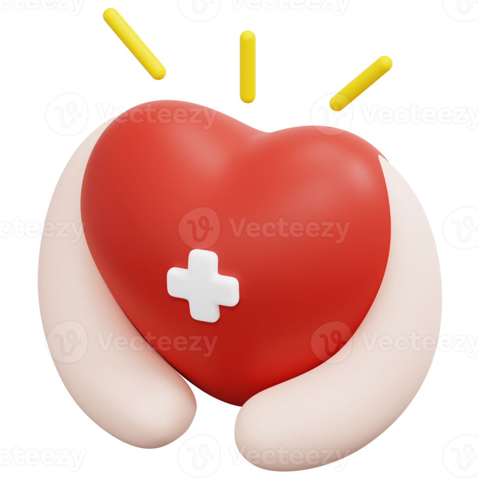 healthcare 3d render icon illustration png