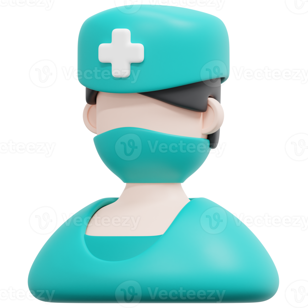 verpleegster 3d geven icoon illustratie png
