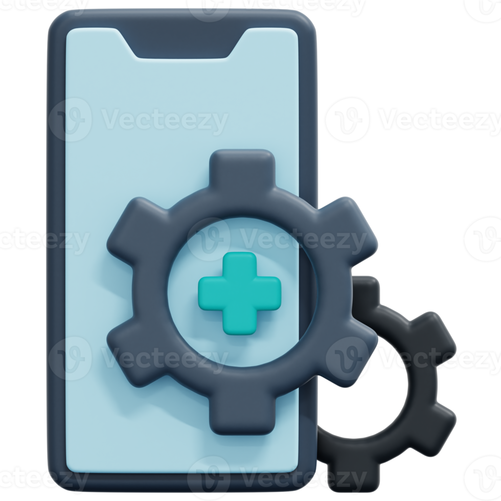 medical service 3d render icon illustration png