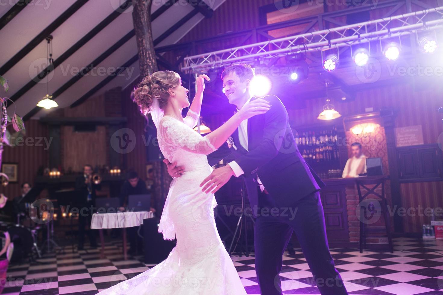 Beautiful wedding dance photo