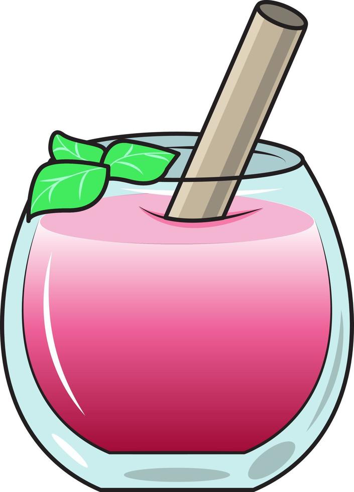 Strawberry Smoothie vector