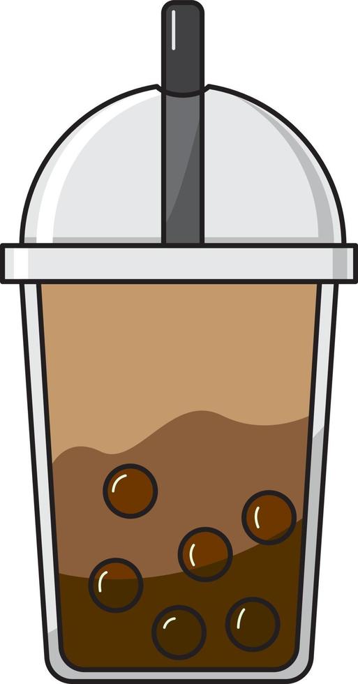 boba milk vector