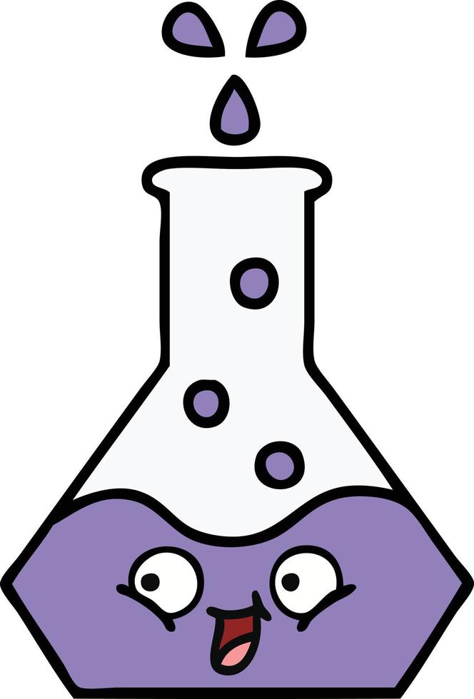 cute cartoon science beaker 11785759 Vector Art at Vecteezy