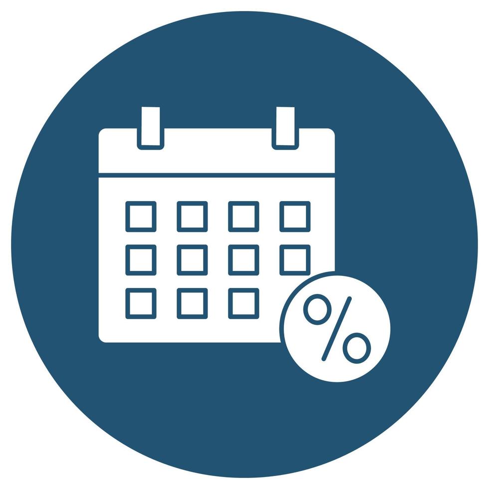 descuento programado que puede modificar o editar fácilmente vector