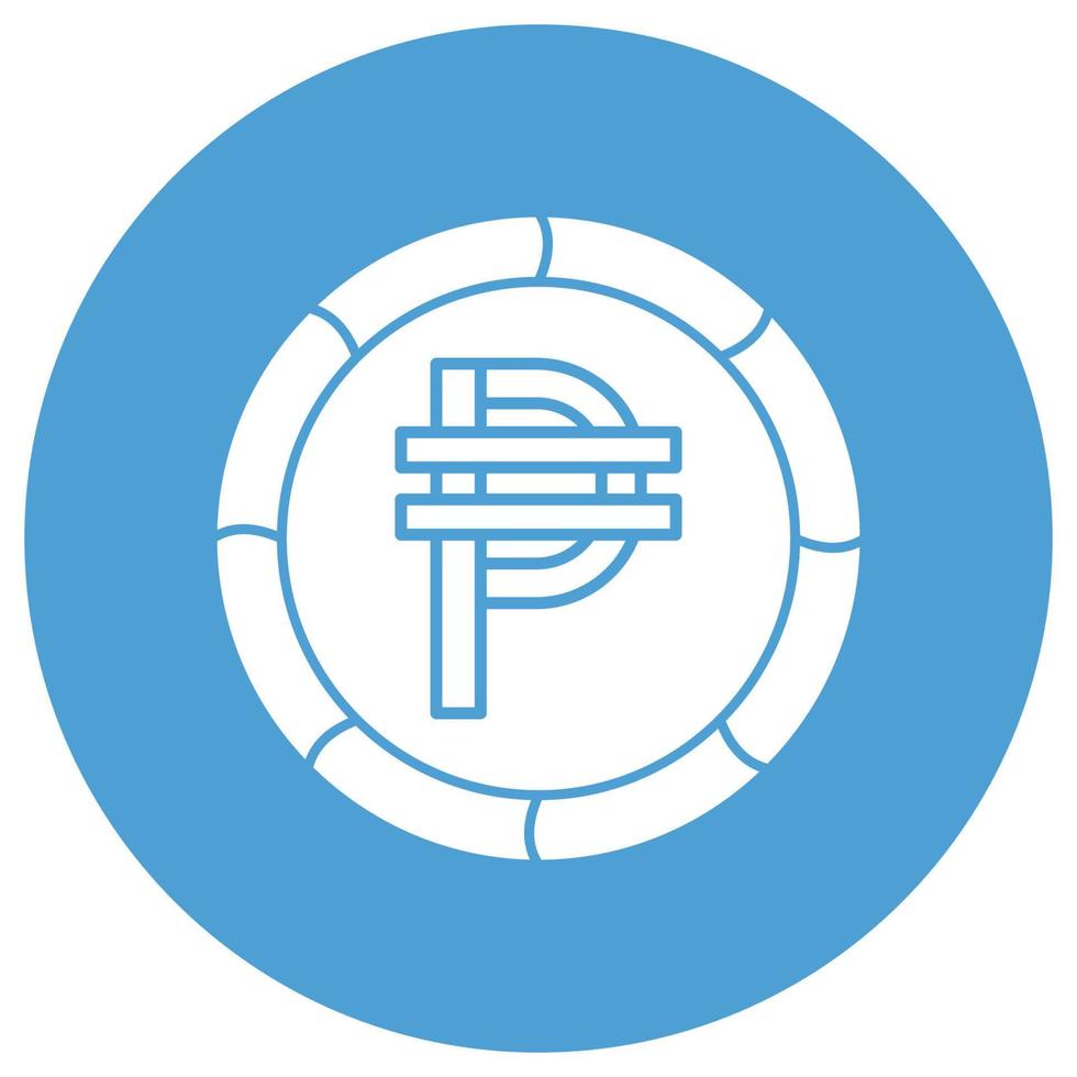 peso coin  which can easily modify or edit vector