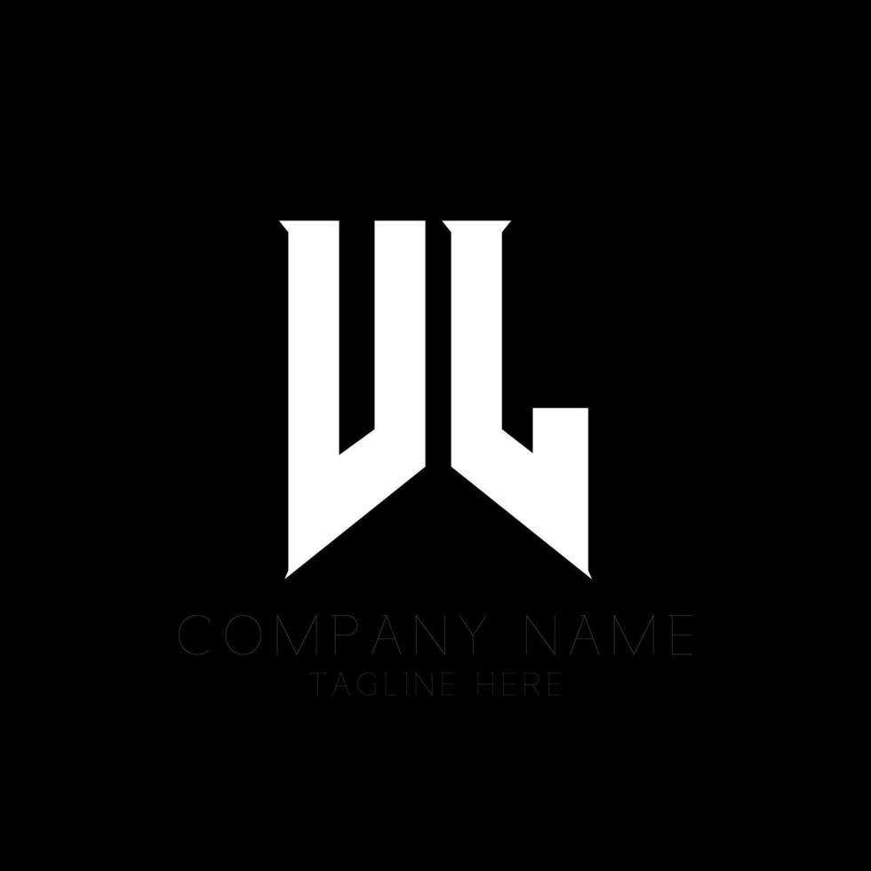 Initial Logo Letter VL for Company Name Black and White Color and Slash  Design. Vector Logotype for Business and Company Identity Stock Vector -  Illustration of business, elegant: 207461577