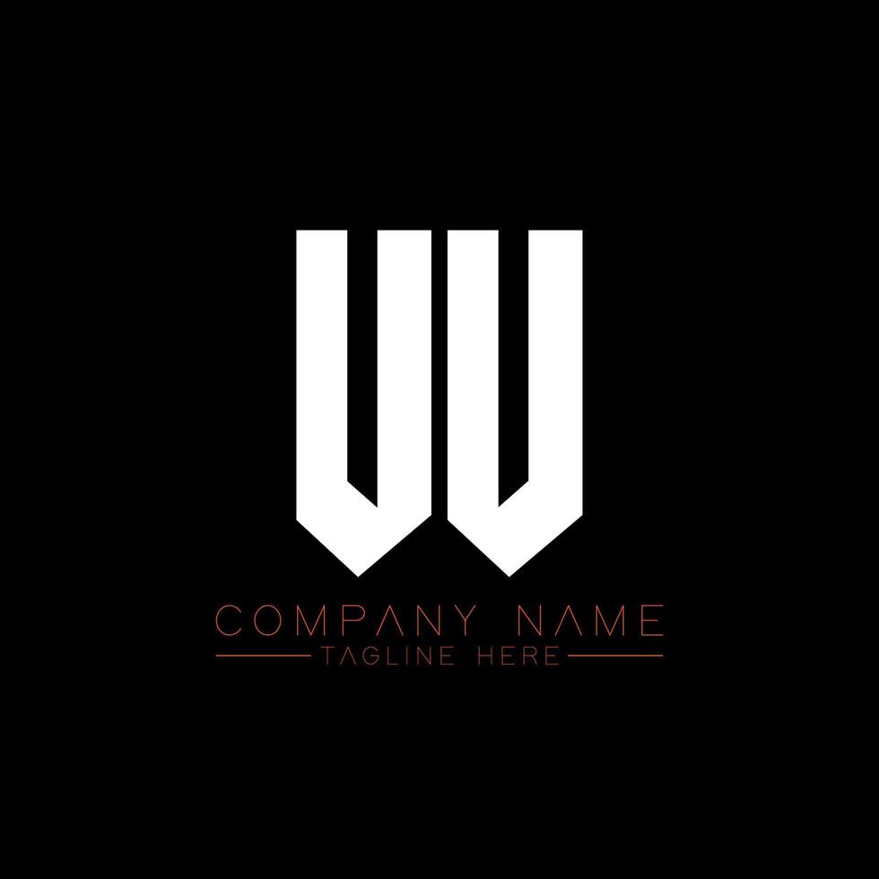 UV Letter Logo Design. Initial letters UV gaming's logo icon for technology companies. Tech letter UV minimal logo design template. UV letter design vector with white and black colors. UV