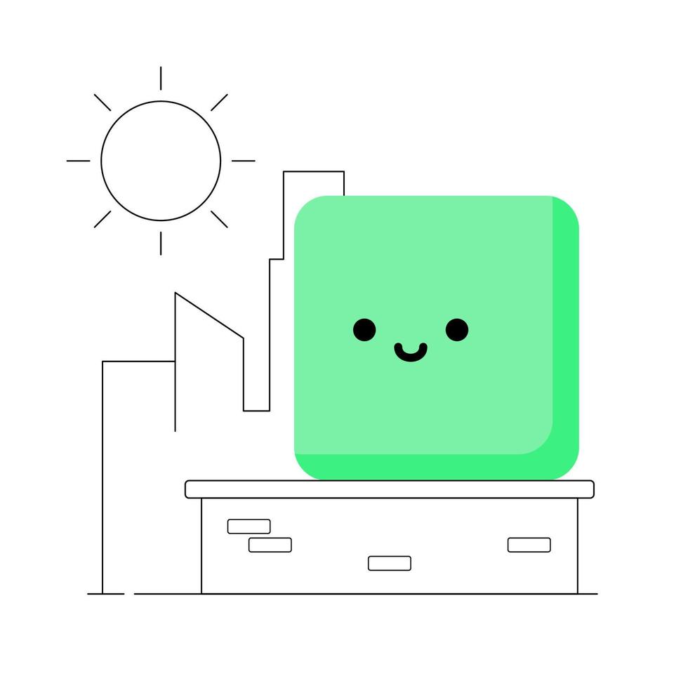 Openness to experience. Personality illustration concept vector