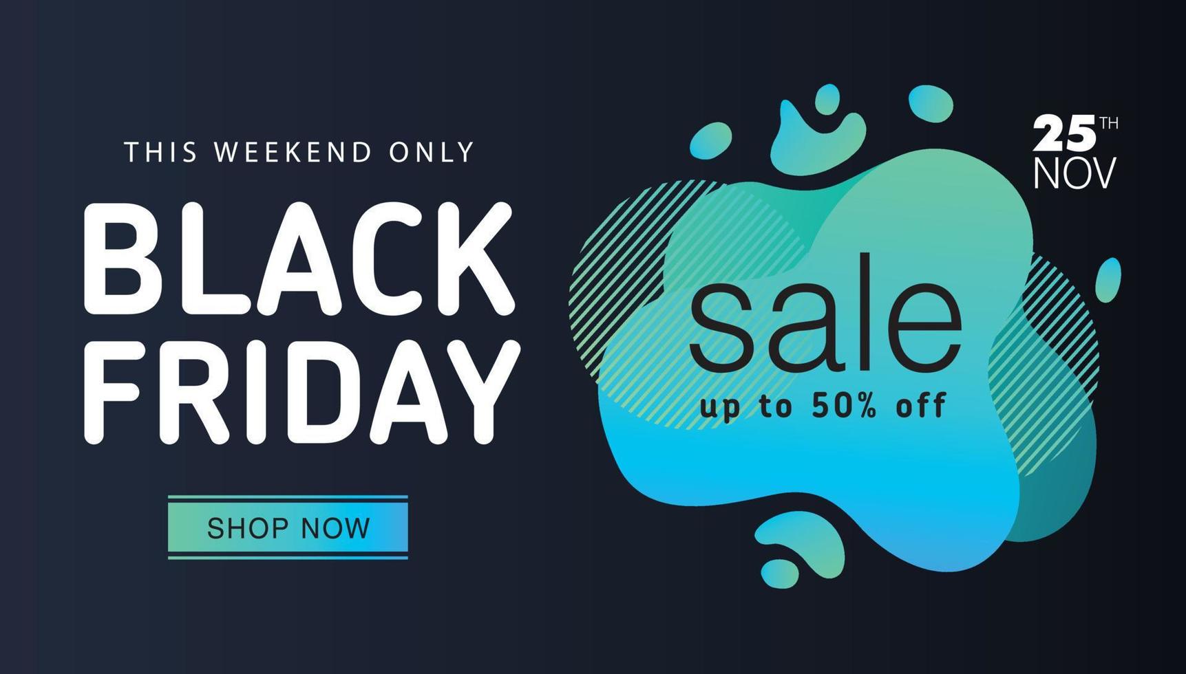 Black Friday. Fluid abstract background. Vector. vector