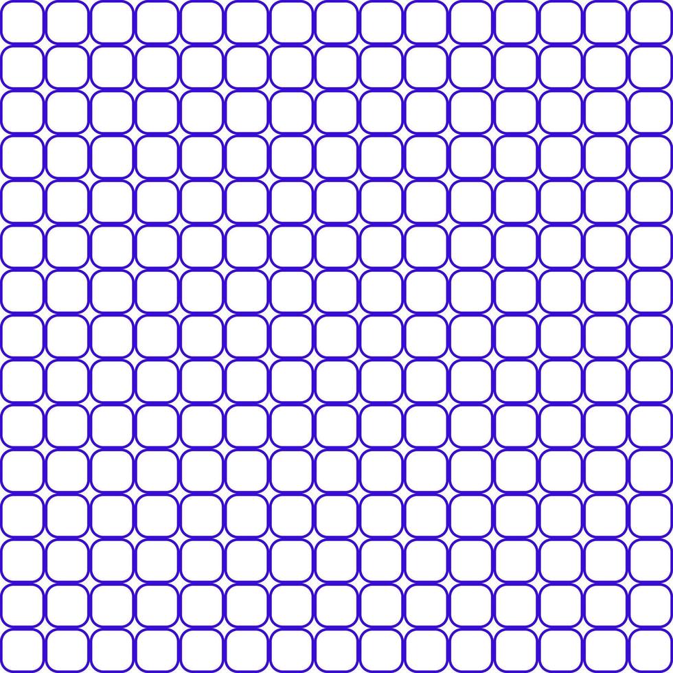 Seamless abstract pattern with many geometric blue squared rounded edges boxes. Vector design. Paper, cloth, fabric, cloth, dress, napkin, printing, present, shirt, bed, girl, boy, baby, sky concept.