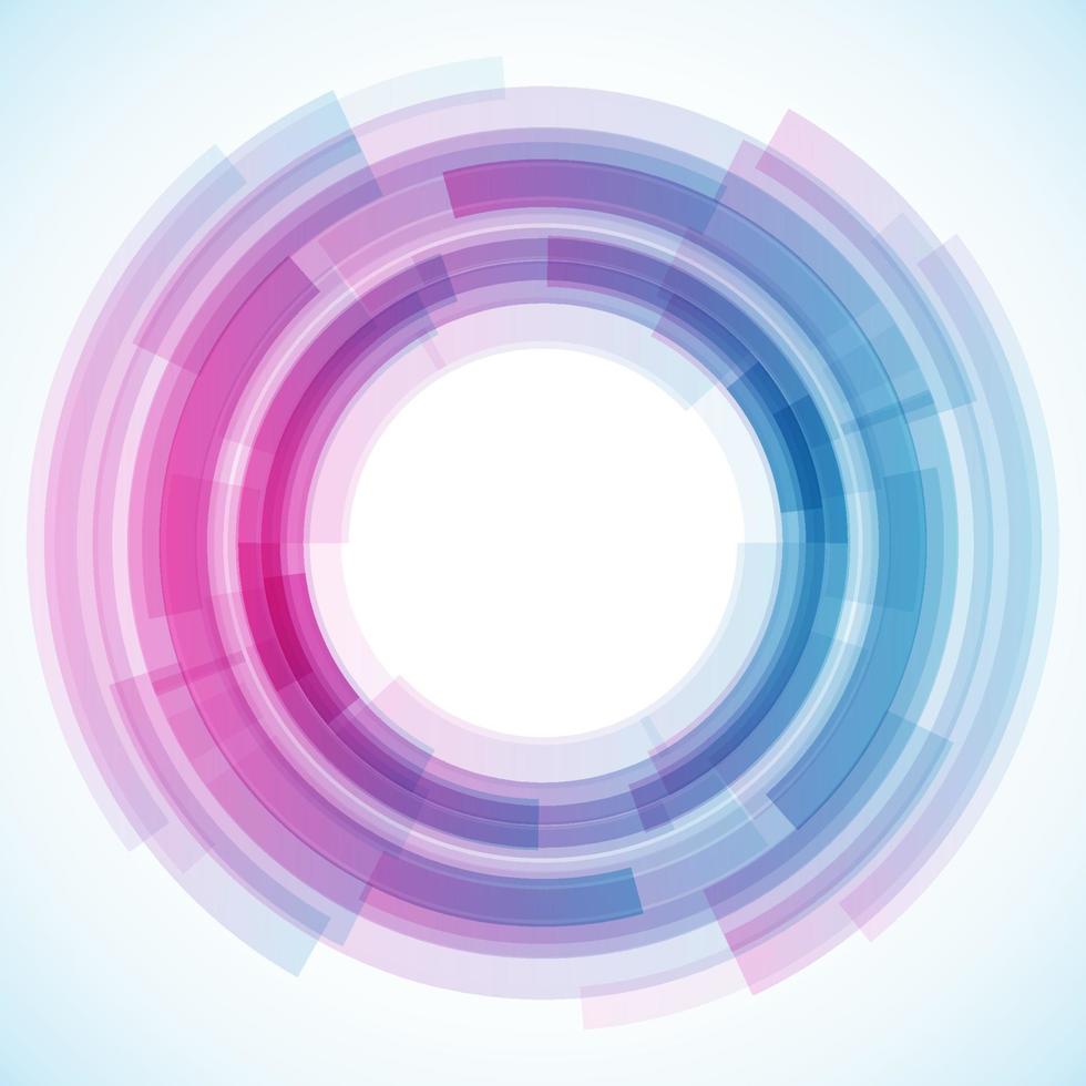 Geometric frame from circles, vector abstract background, wallpaper