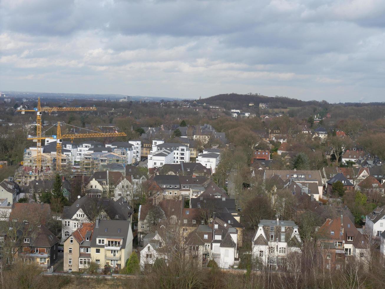 Old mine and the city of Bochum photo