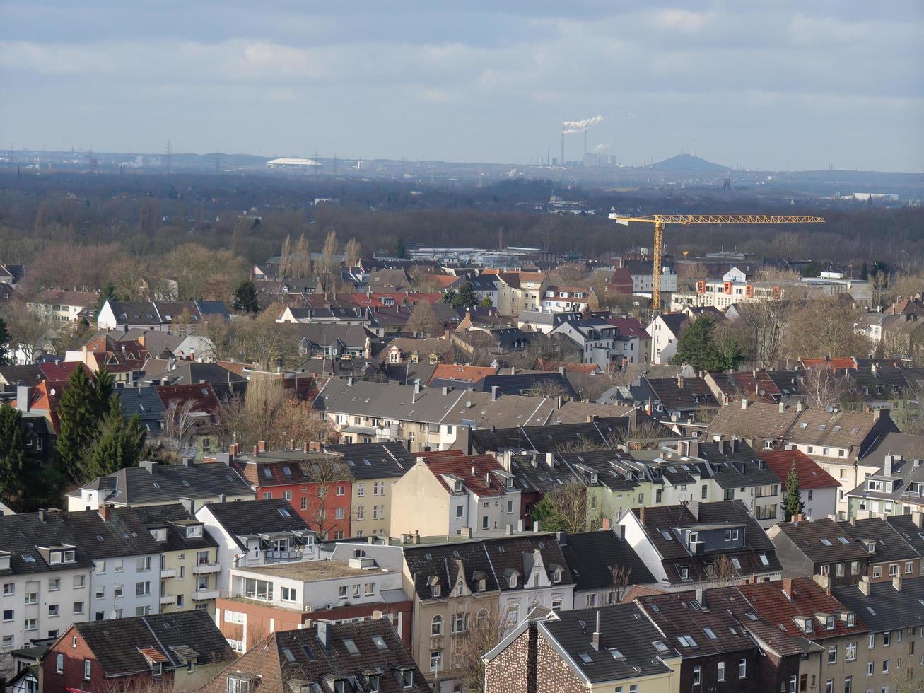 antigua mina y la ciudad de bochum foto