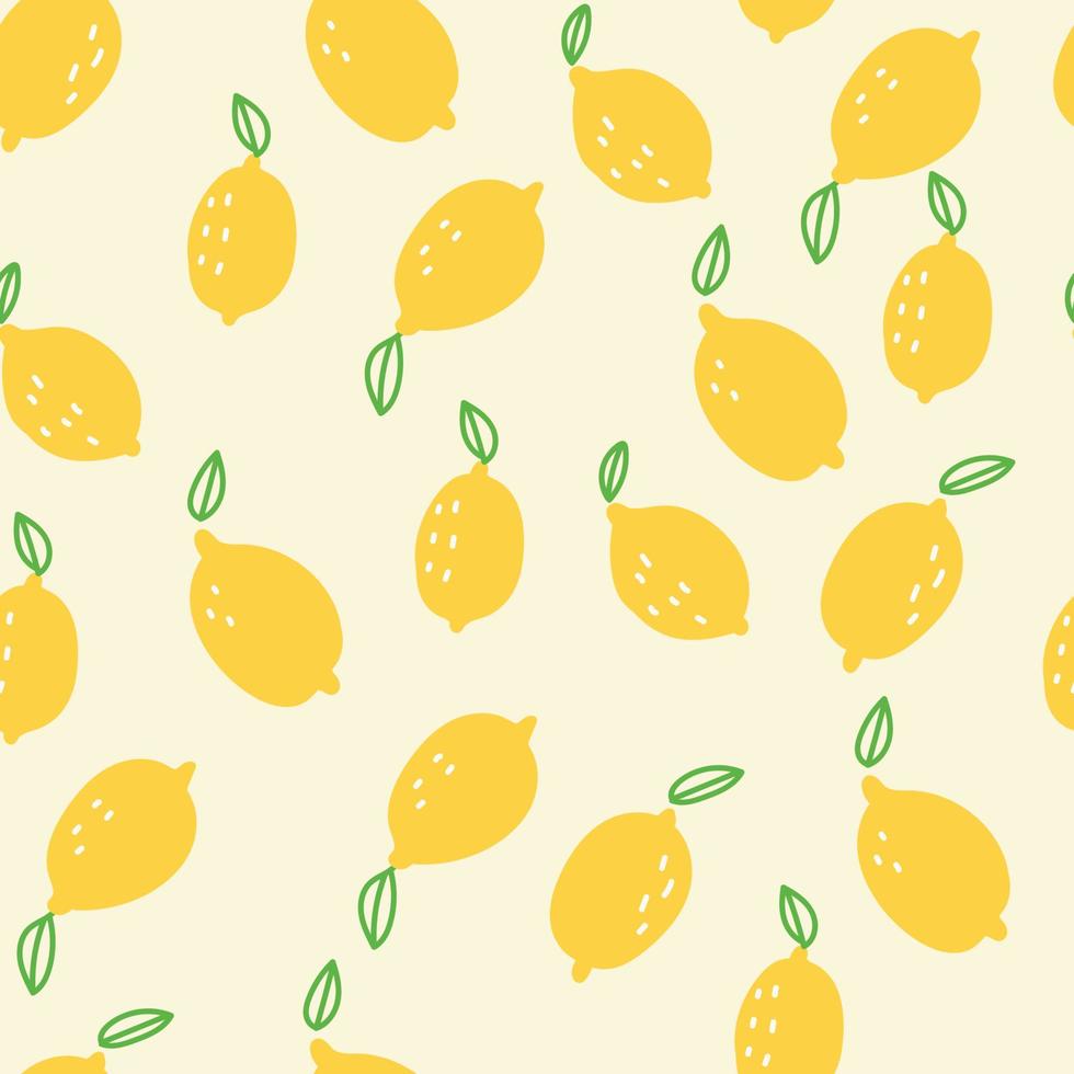 Cute Lemon Pattern 11788712 Vector Art at Vecteezy