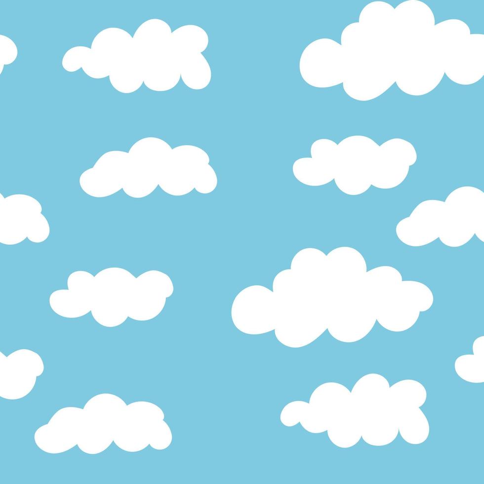 Seamless Cloud Pattern vector