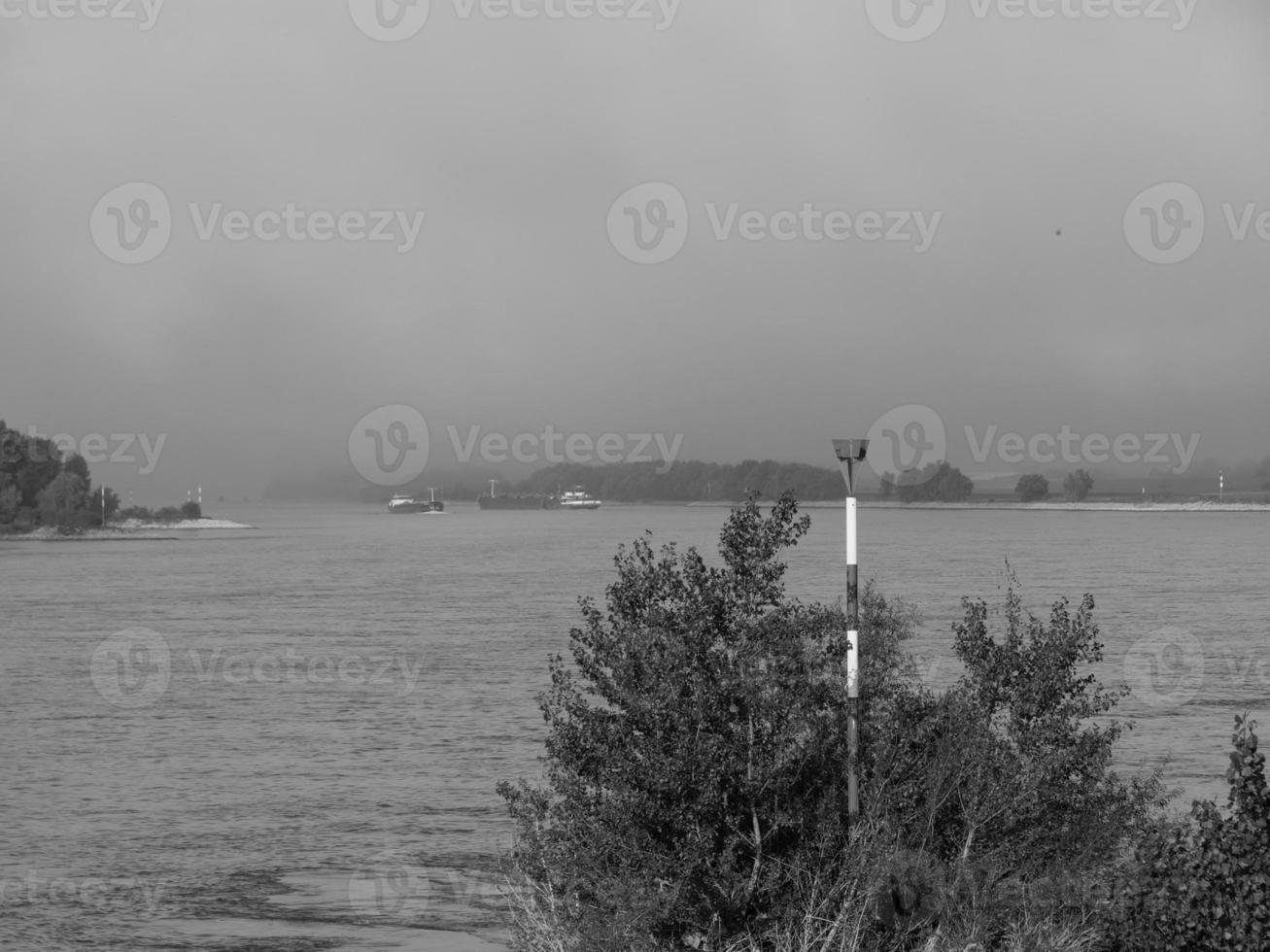 the river rhine in germany photo