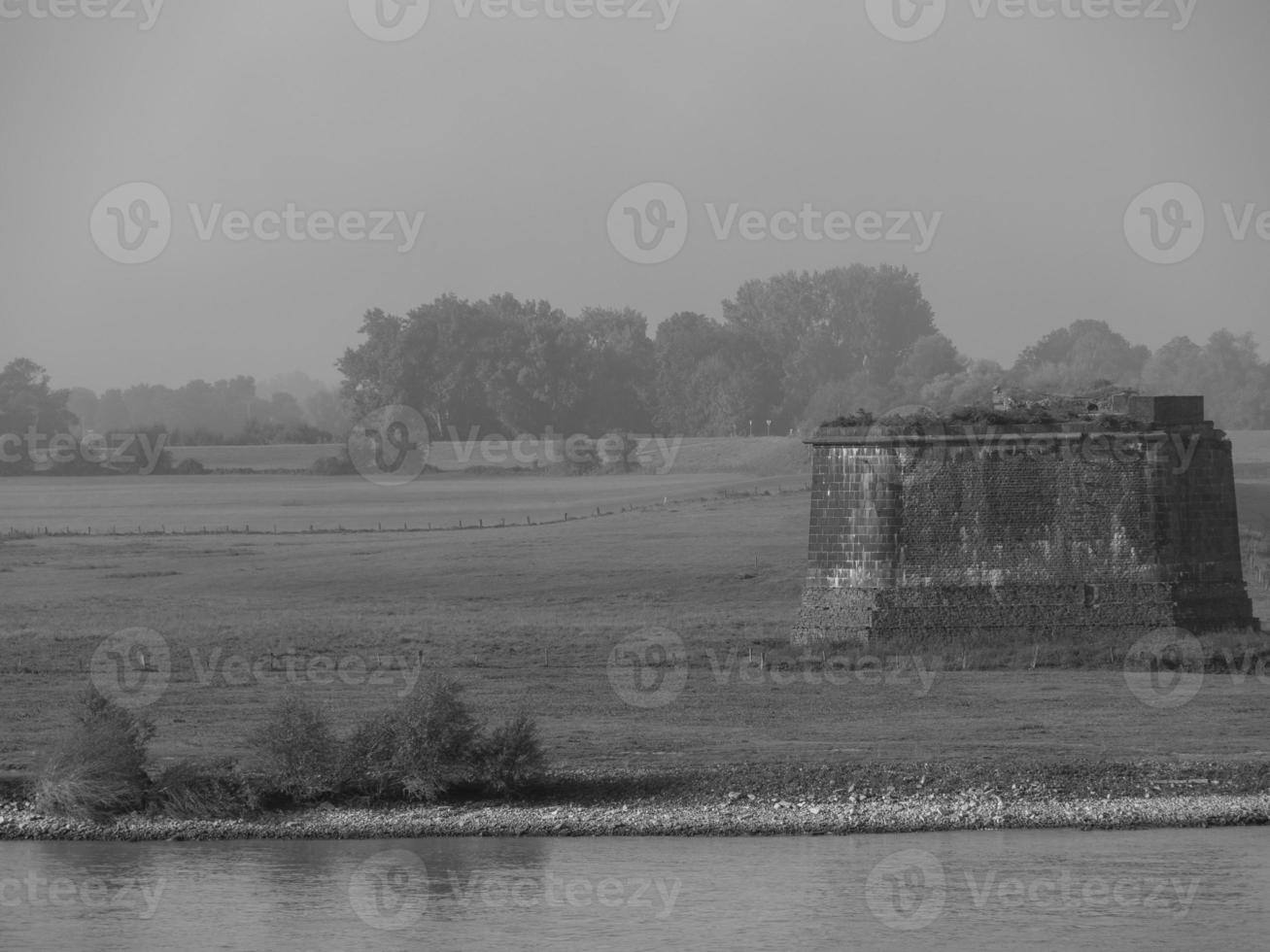 the river rhine in germany photo