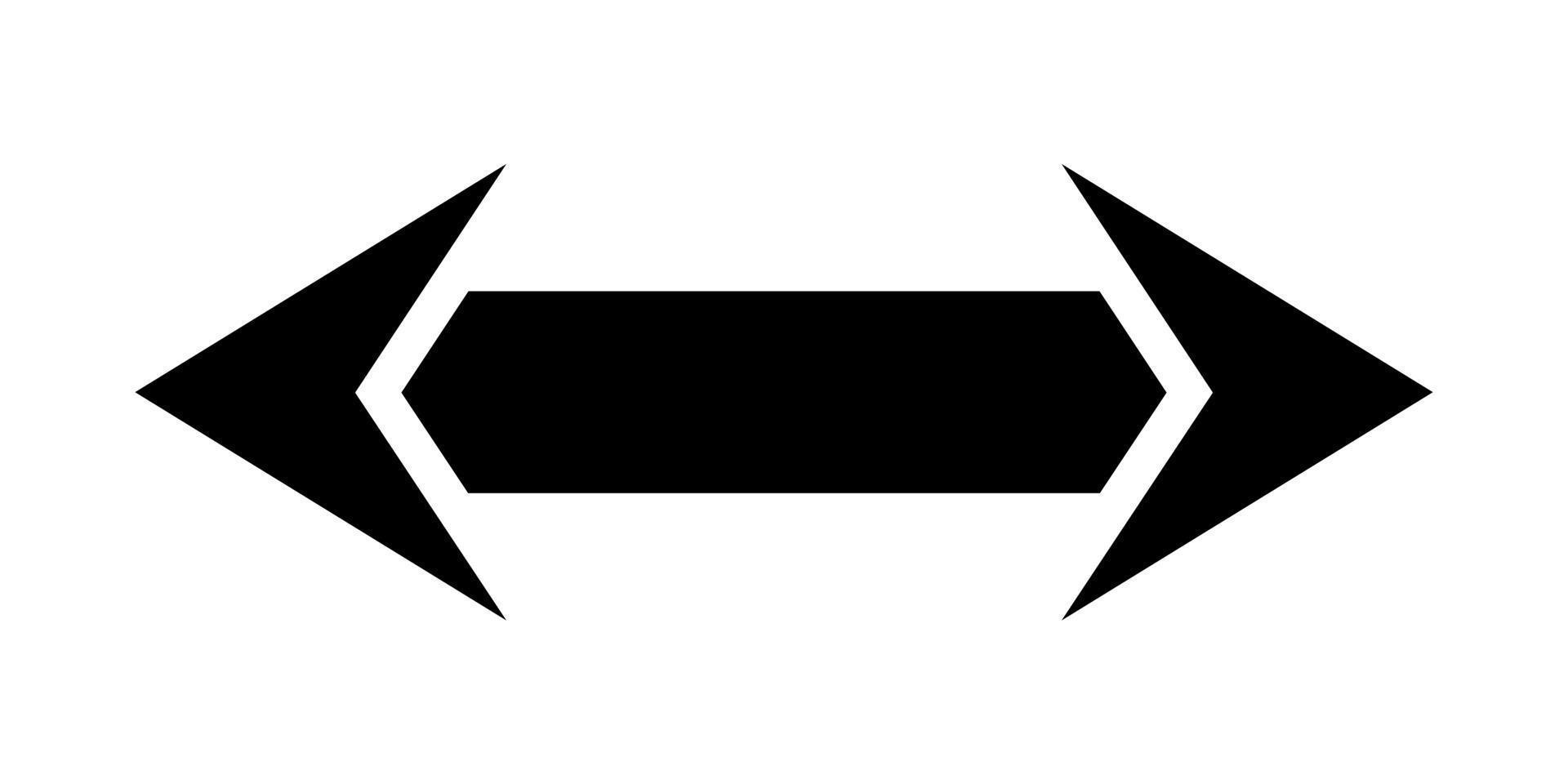 Illustration Vector Graphic of Black Arrow Cion
