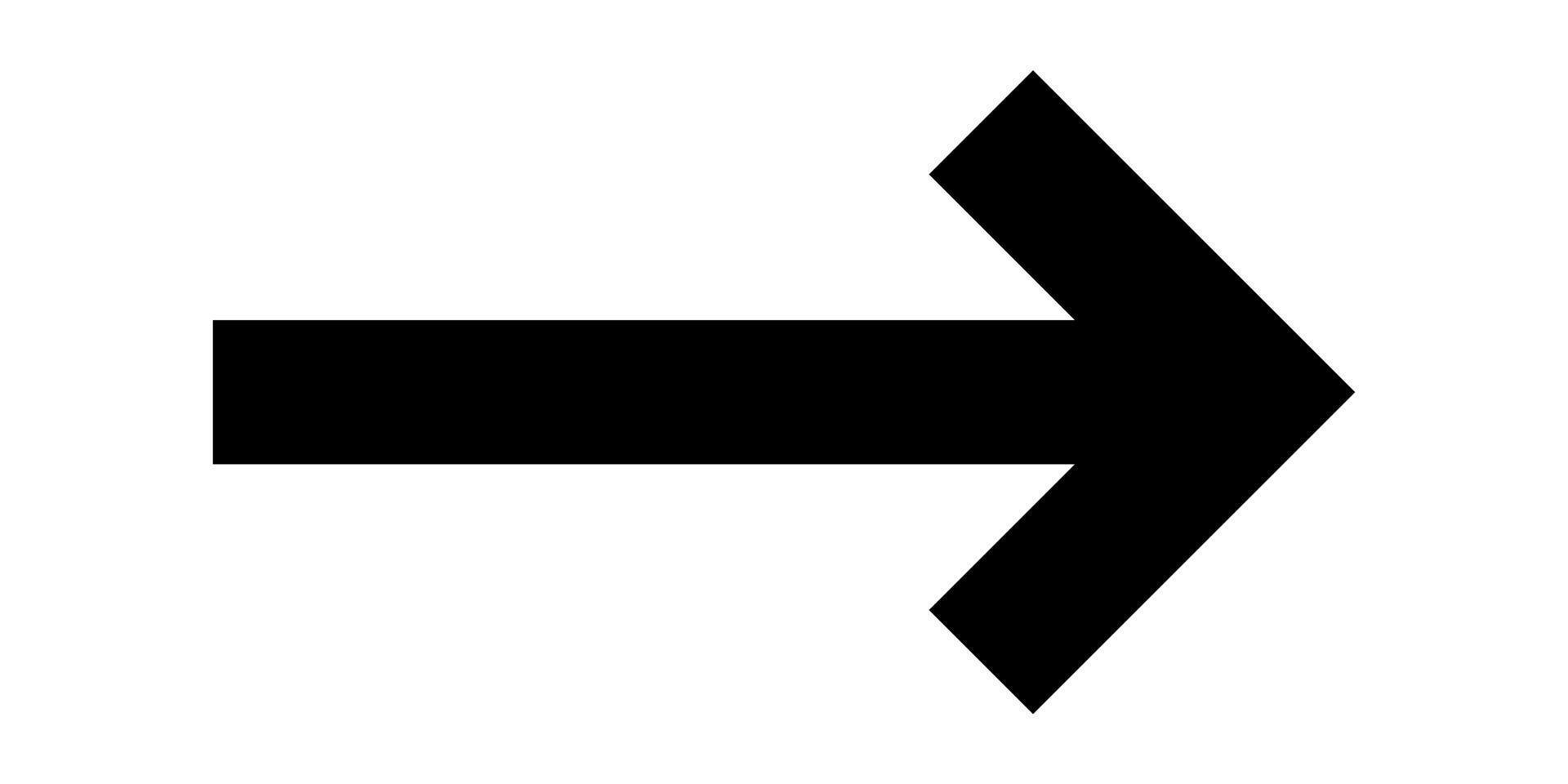 Illustration Vector Graphic of Black Arrow Cion