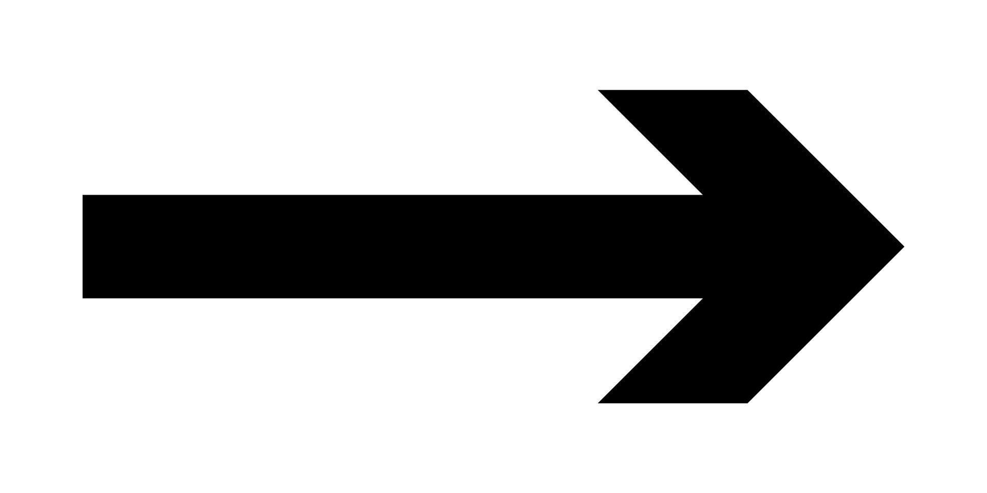 Illustration Vector Graphic of Black Arrow Cion