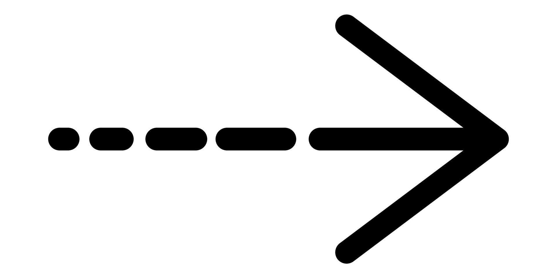 Illustration Vector Graphic of Black Arrow Cion