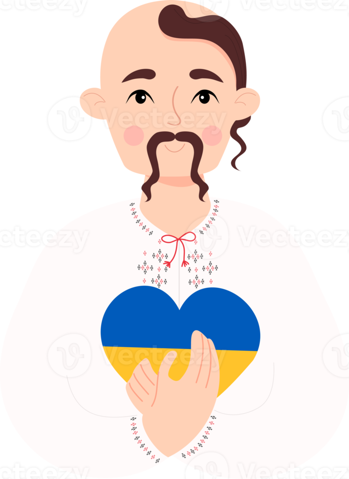 Ukrainian male Cossack png