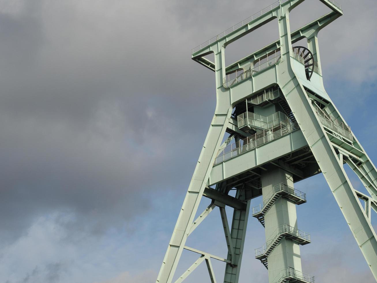 Old mine and the city of Bochum photo