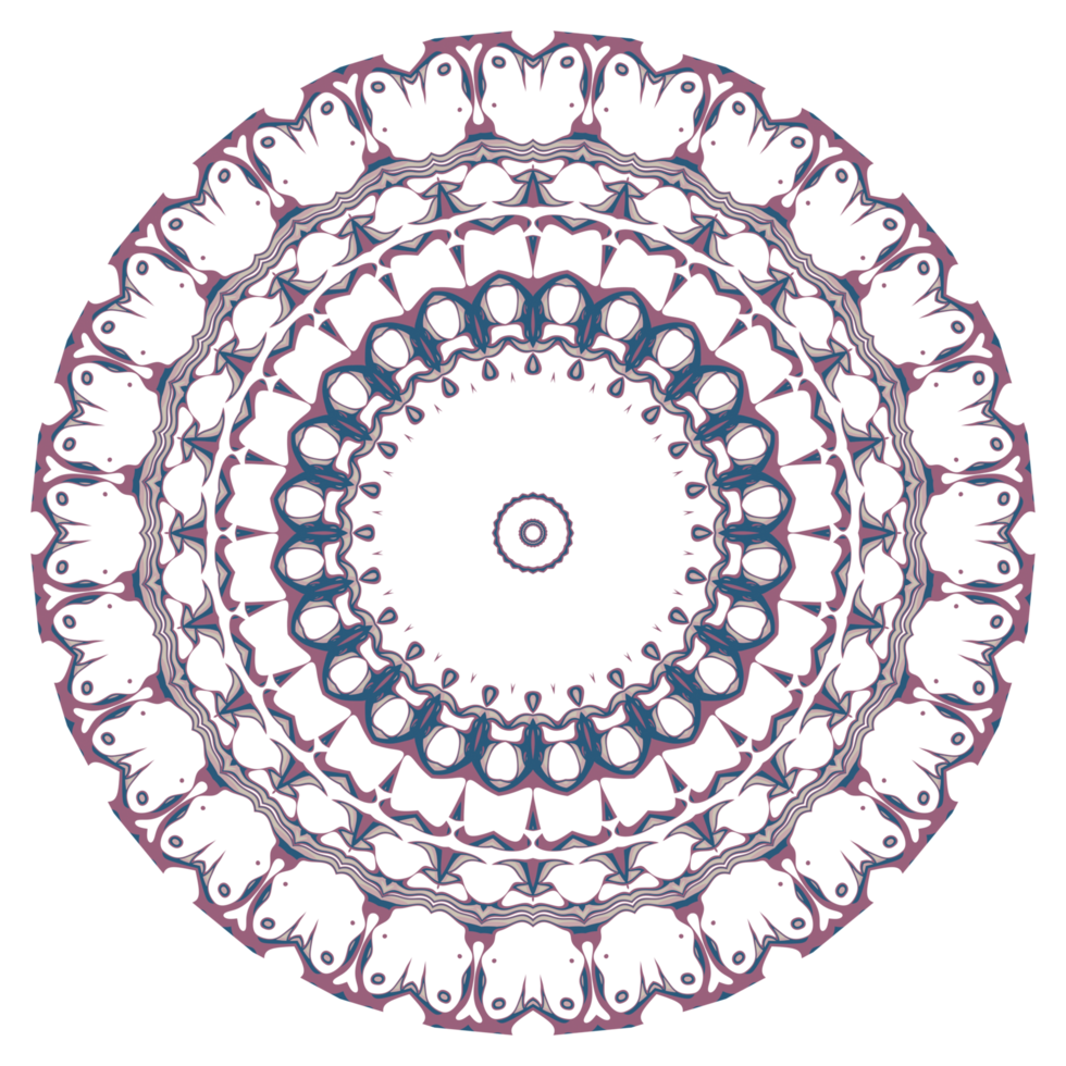 cirkel bloemen patroon png