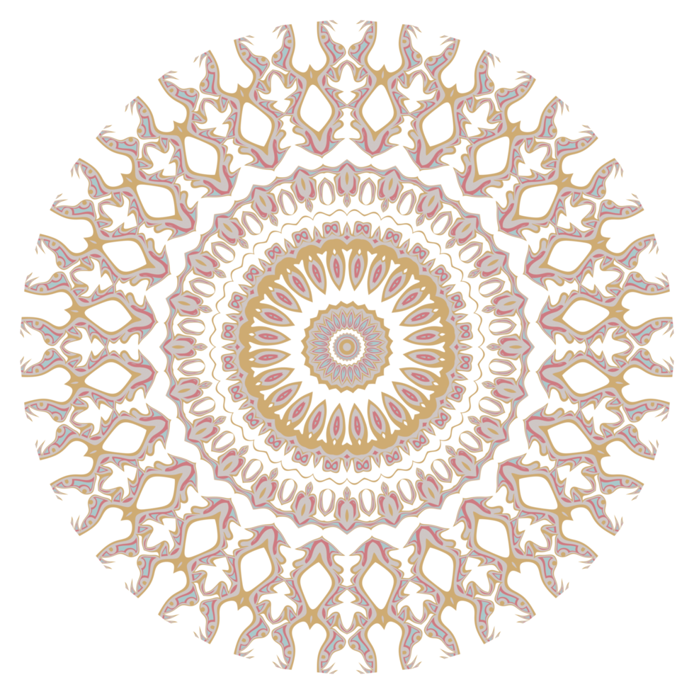 ilustração de círculo de mandala png