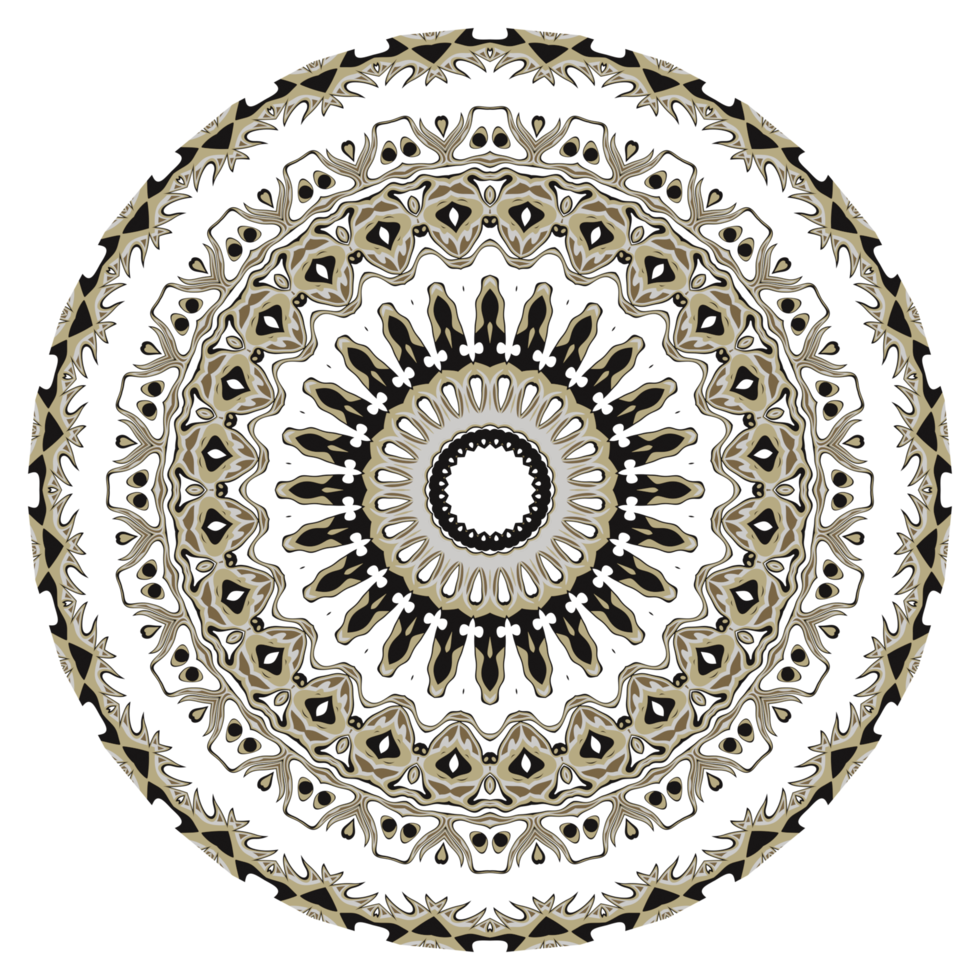Mandala circle illustration png
