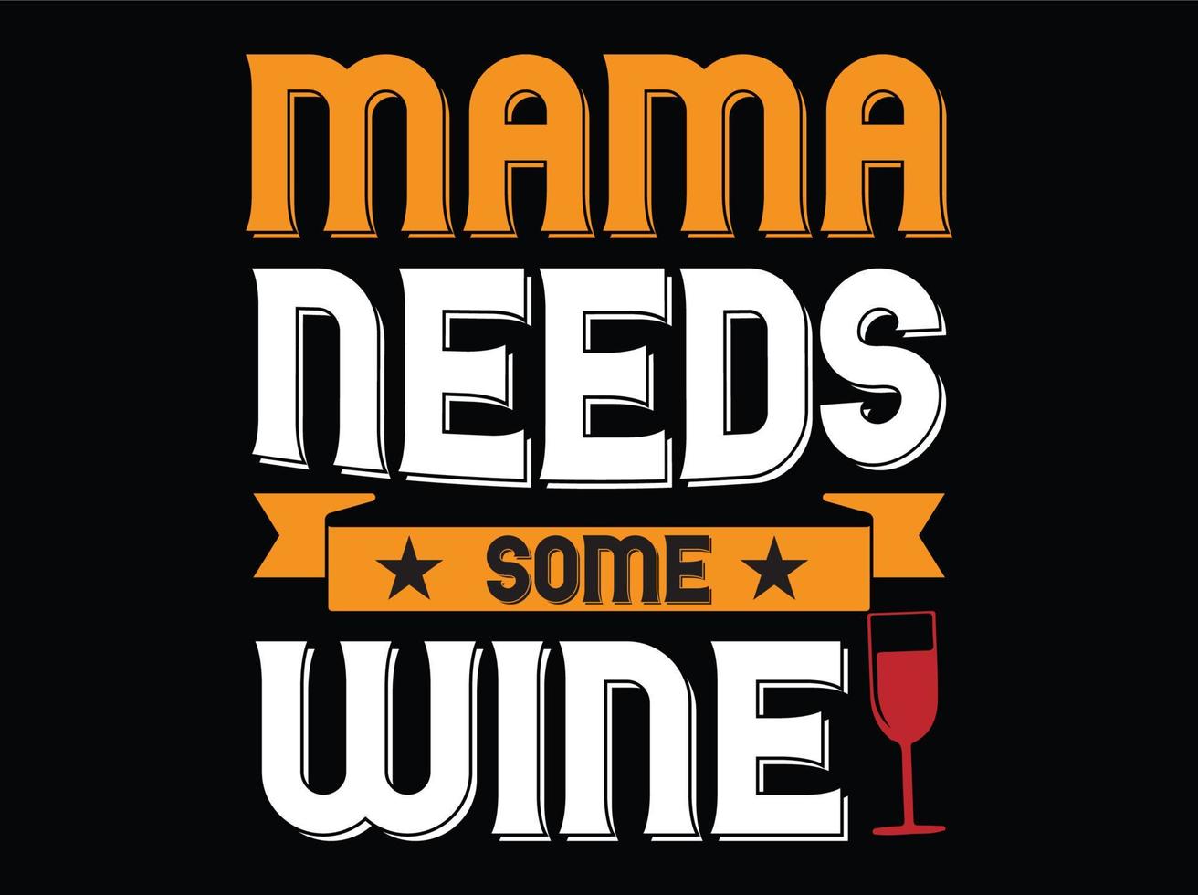 diseño de camiseta de vino vector