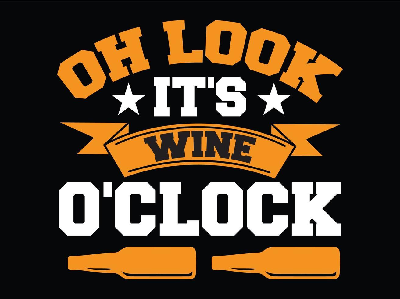 diseño de camiseta de vino vector
