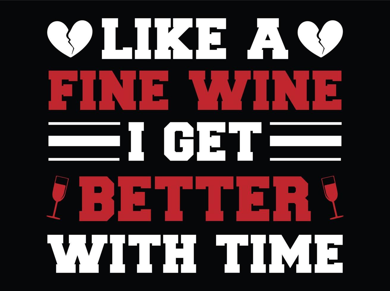 Wine t-shirt design vector