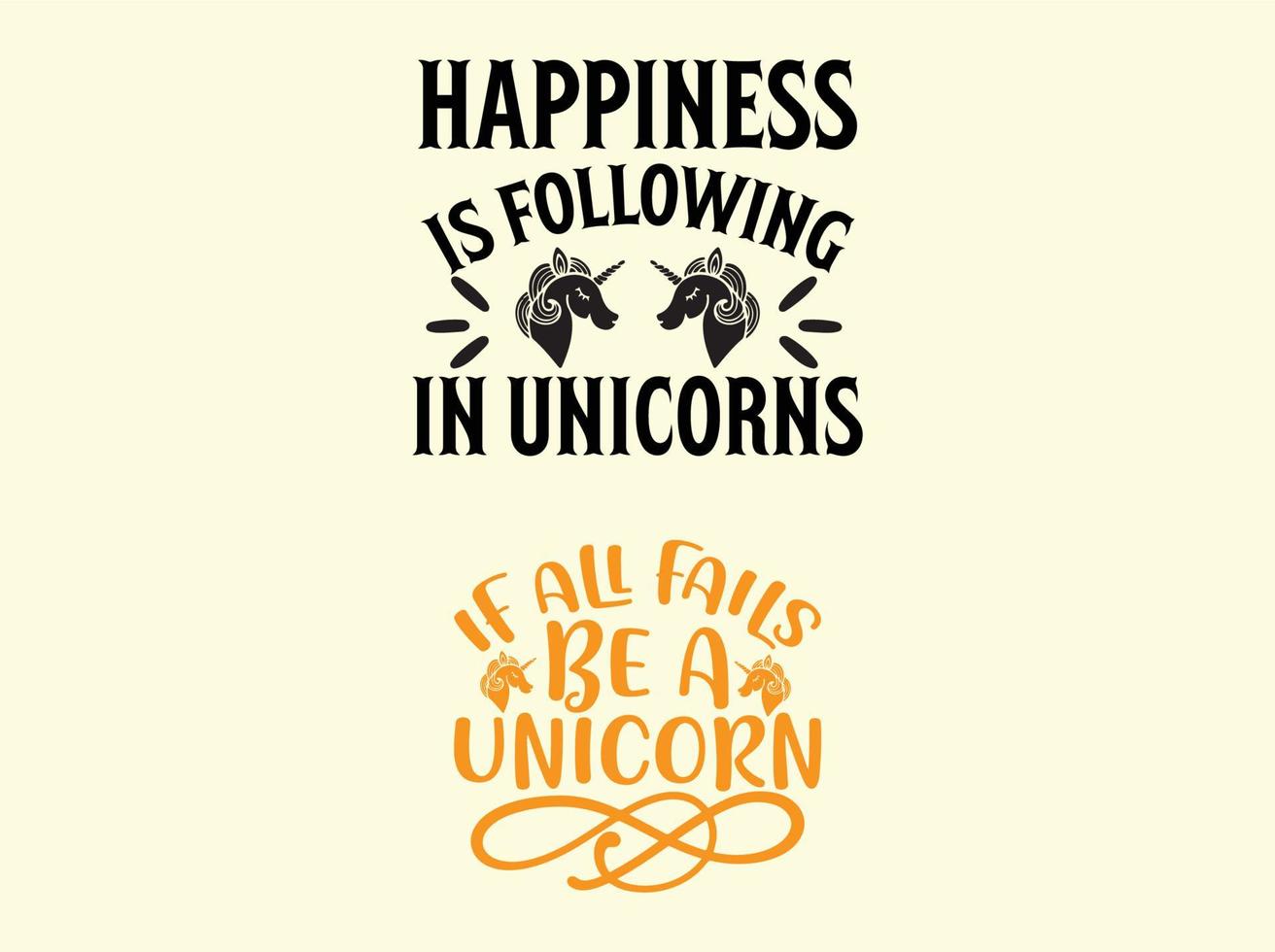 Unicorn t-shirt design bundle vector