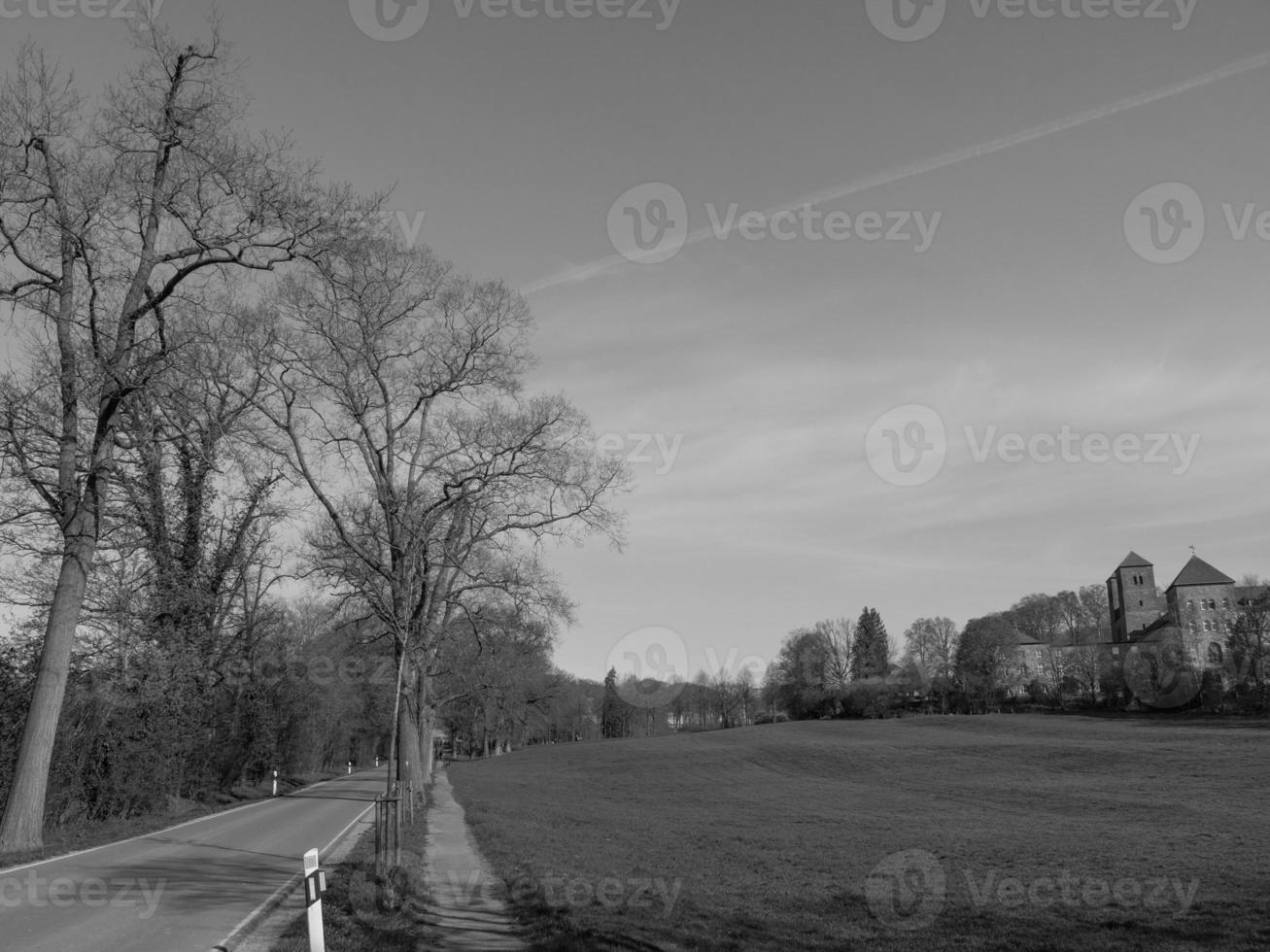 paisaje de westfalia cerca de billerbeck foto