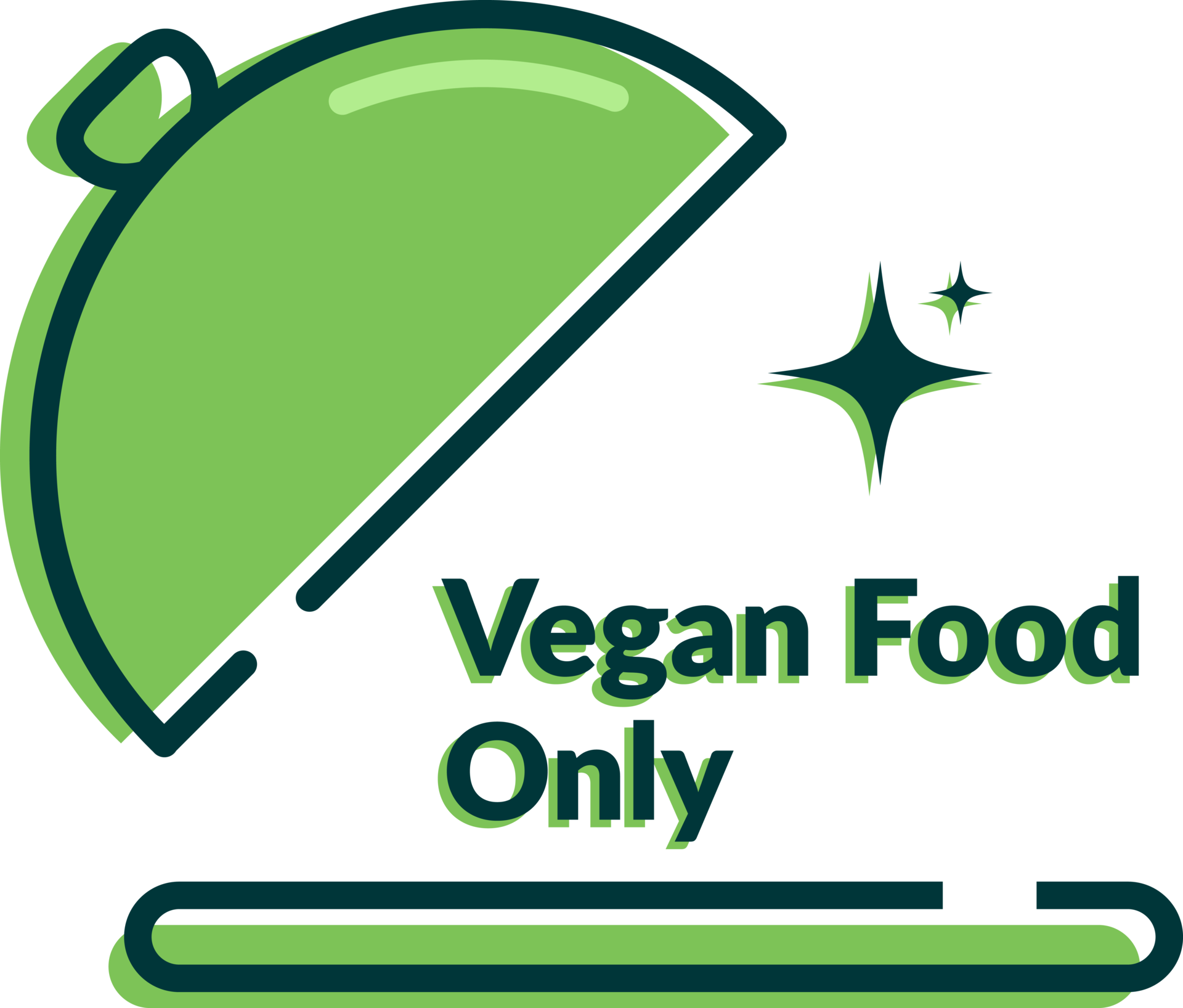 vegan vegetarian food menu only in the dish icon 11793127 PNG