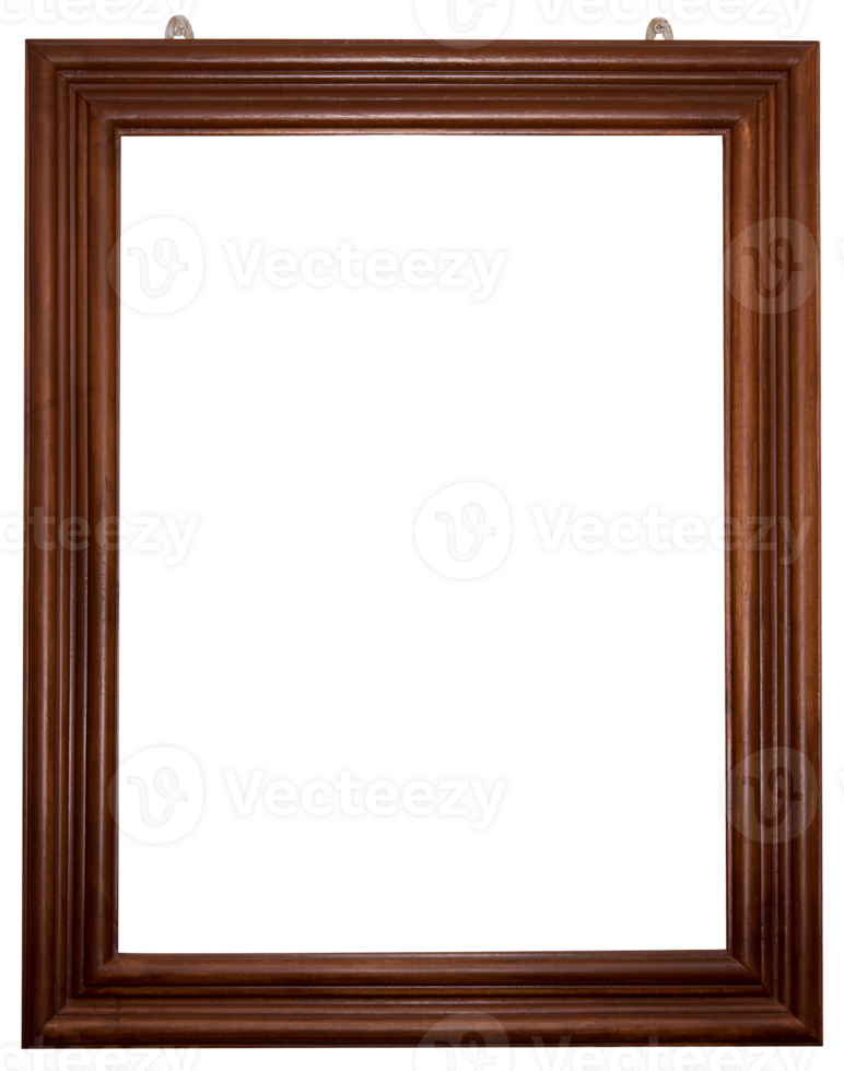 Brown wooden frame isolated 11793229 PNG