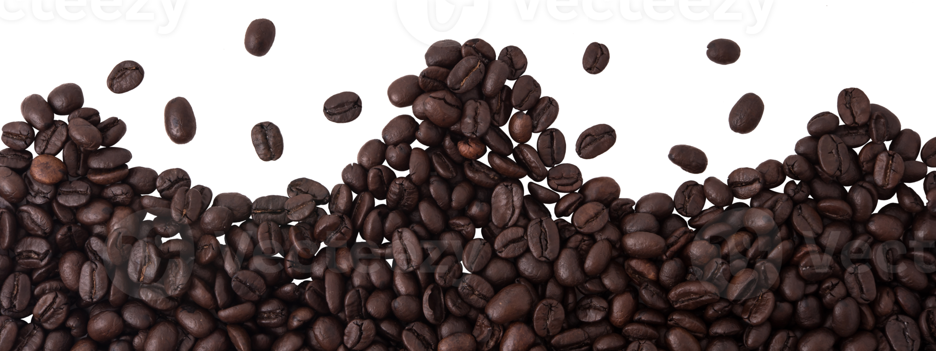Coffee beans isolated png