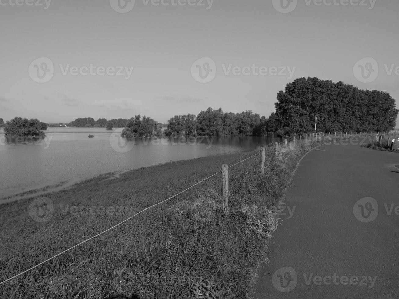the rhine river near wesel photo