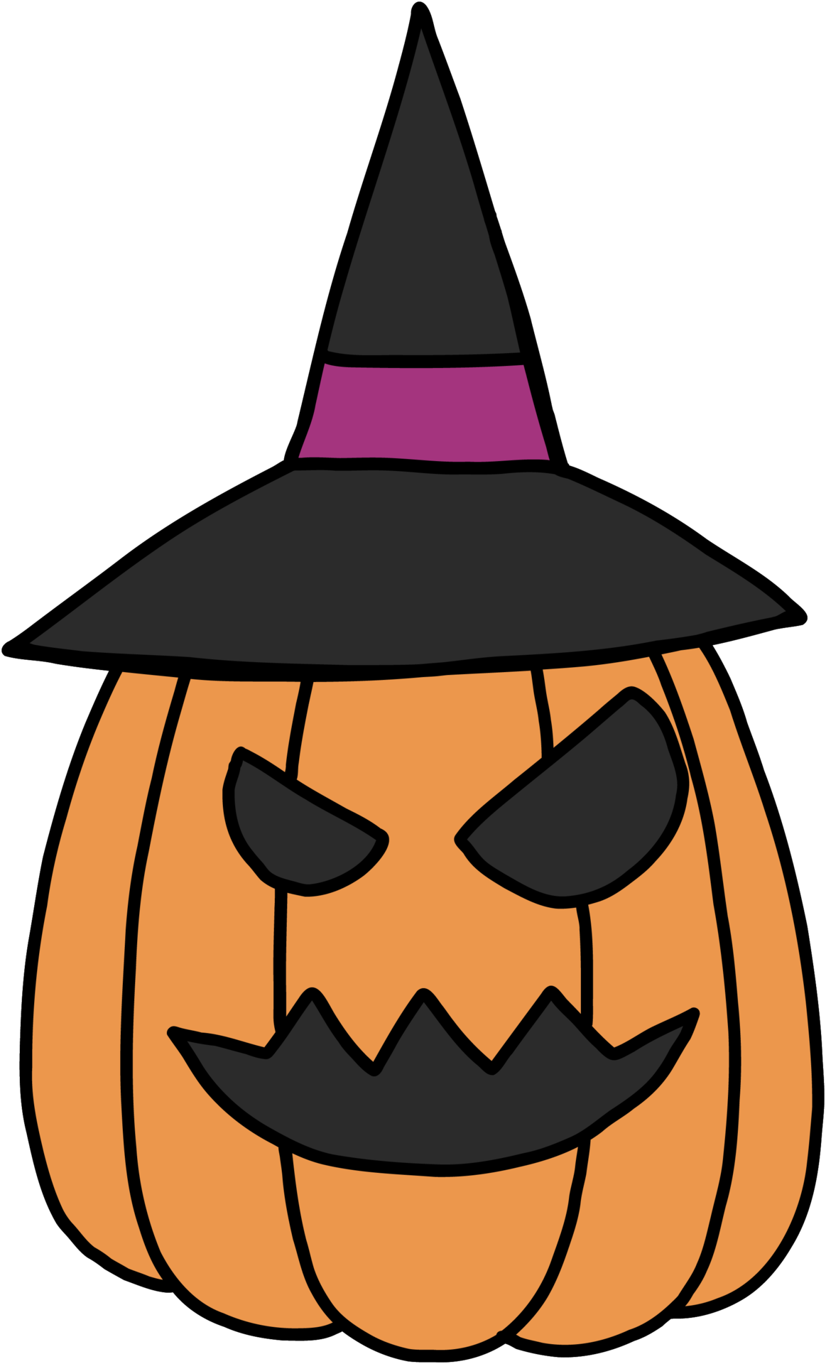 simplicidade de abóbora de halloween desenho à mão livre design plano  11793478 PNG